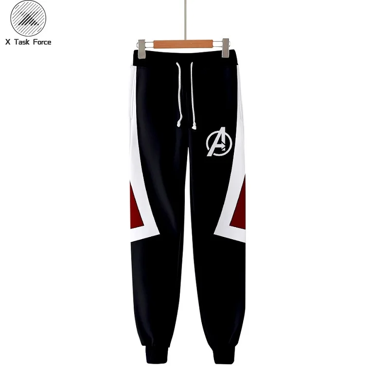 New 2019 Avengers 4 Endgame Advanced Tech Men Women Long Pants Quantum Realm Cosplay Costume Casual Long Pants S-4XL