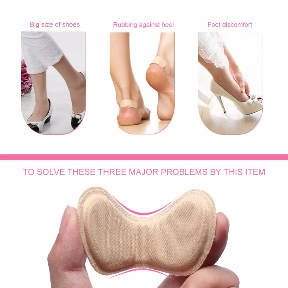 Pair of Self-adhesive Heel Pads Thickening & Soft Foam Foot Care Protector Tool (5)