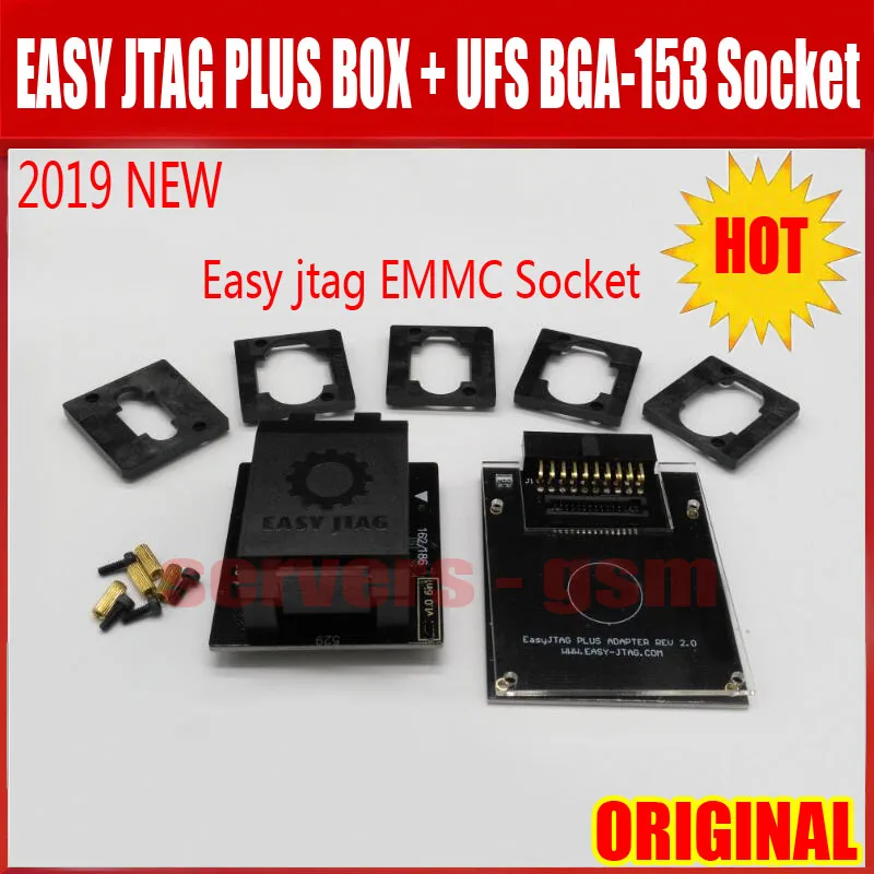 2019 новая версия Оригинальный Полный комплект легкий Jtag Plus EMMC разъем + Easy-Jtag Plus UFS BGA-153 разъем Adapterv