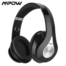 Mpow 059 Bluetooth Headphones Noise Cancelling Wireless Stereo Foldable Headphone Ergonomic Design Earmuffs Built in Mic