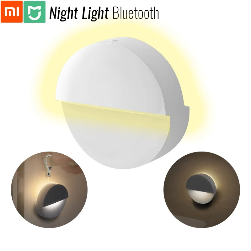 

Original Xiaomi Mijia Bluetooth Night Light Sensor Infrared Time Intensity Adjustable Lit Ahead Footstep Indirect Source