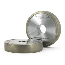 4 inch metal bond diamond abrasive wheel of round edge for glass,ceramic,gem stone,optical lens grinding M013