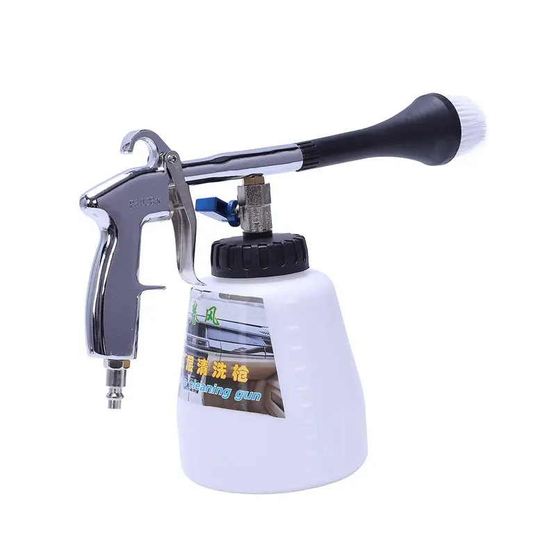 Air pulse device Tornado pneumatic dust gun car interior cleaning gun portable air gun(US interface) with brush head