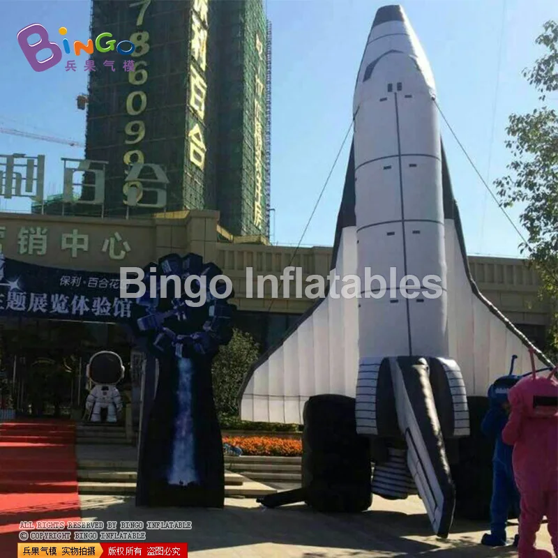 

big inflatable plane replica display balloon model for events 8m or customize BG-A0695 flashing toy