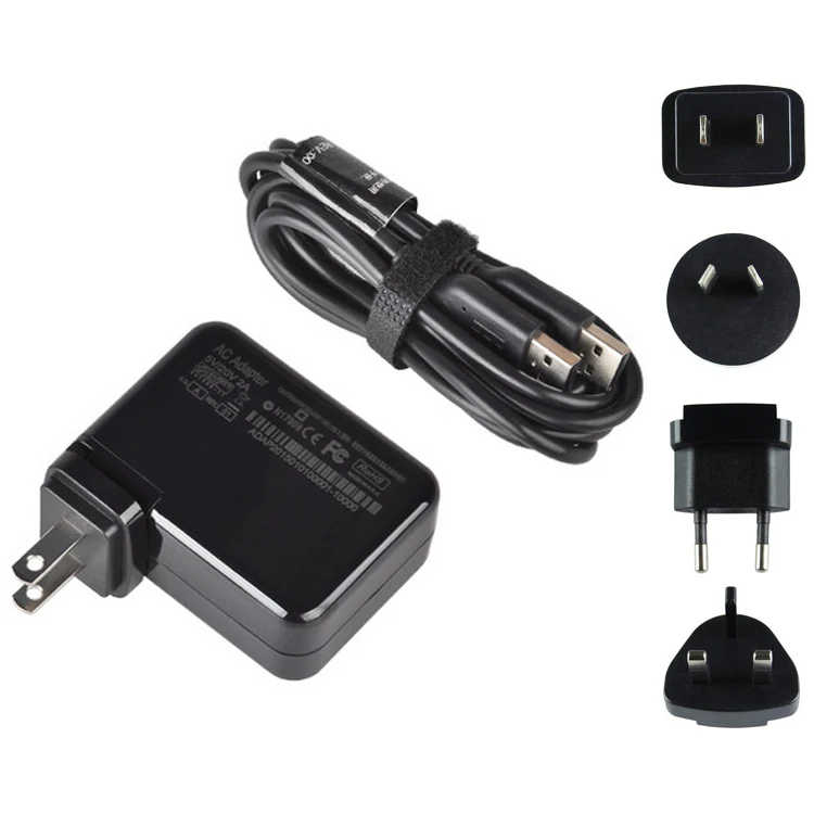 

20V 2A 40W Laptop AC Power Supply Adapter USB Plug Wall Charger + Cable for Lenovo Yoga 3 Pro / miix 700 / Miix 2 11 # Seperated
