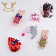 YYXUAN Character 2017 New Design Cute Animal Girls Hair Clips Cartoon Shape Hairpins Colored font b