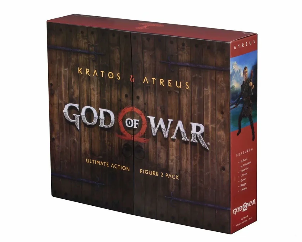 Оригинальная модель NECA God of War 4 Kratos и Son Atreus UltimateAction коллекционная фигурка игрушка