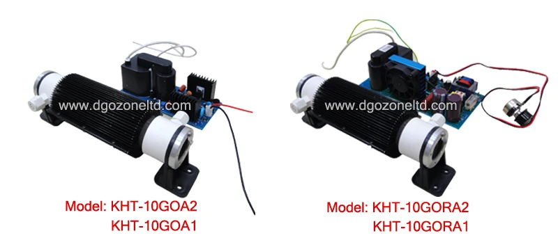 Бесплатная доставка 11 Комплекты 10 Гц/ч Керамика трубки озонатор для воздуха и очистки воды DGOzone бренд KHT-10GOA (AC220V, AC110V)