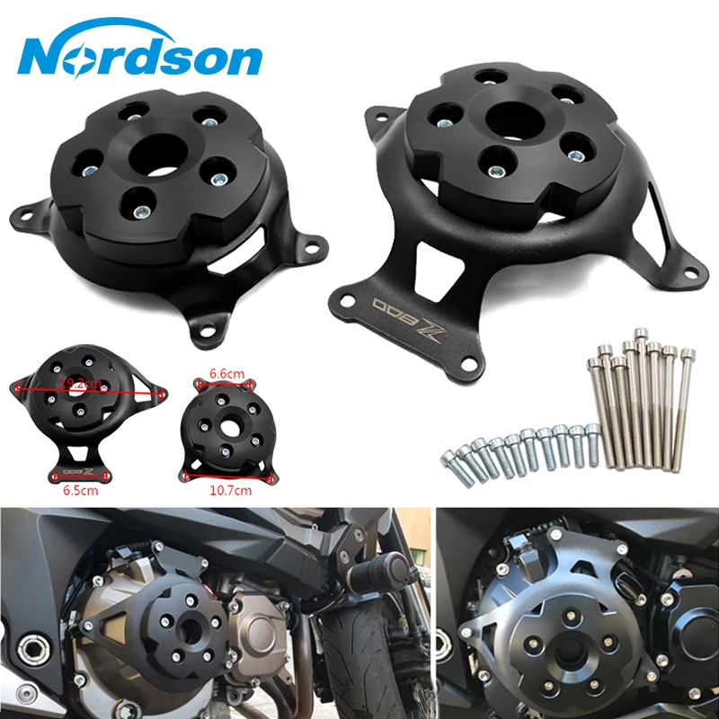 

Nordson крышка статора двигателя мотоцикла защита двигателя боковая защита для Kawasaki Z750 Z800 Z 750 800 2013-2017