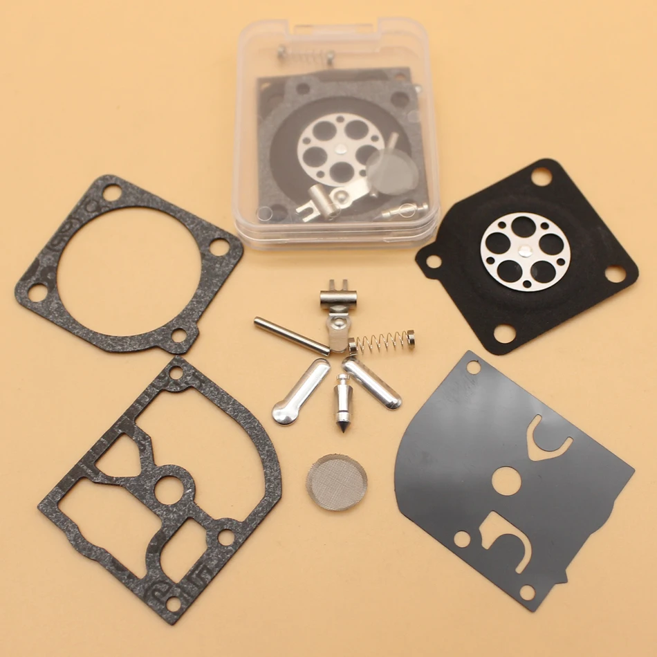 

2Pcs/lot Carburetor Carb Repair Kit For HUSQVARNA 136 137 141 142 334T 338 XPT Chainsaw Zama C1Q-EL33 / C1Q-EL33A