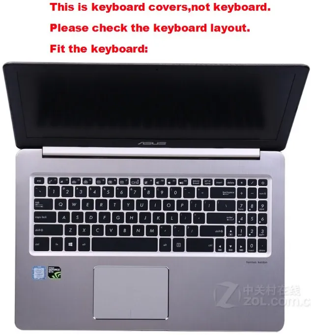 High Clear Transparent Tpu Keyboard protectors Cover For New ASUS VivoBook Pro N580VD N580GD N580 15.6\ High Clear Transparent Tpu Keyboard protectors Cover For New ASUS VivoBook Pro N580VD N580GD N580 15.6\