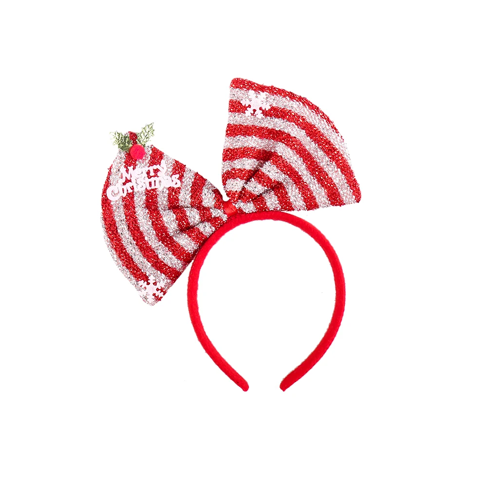 Красочный Рождественский бант на голову пакет милые аксессуары для волос вечерние принадлежности 3 Pces