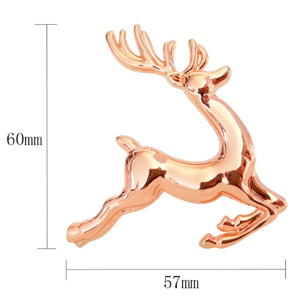Zinc Alloy Elk Deer Design Napkin Rings Holders for Dinners Parties Dinner Table Decoration