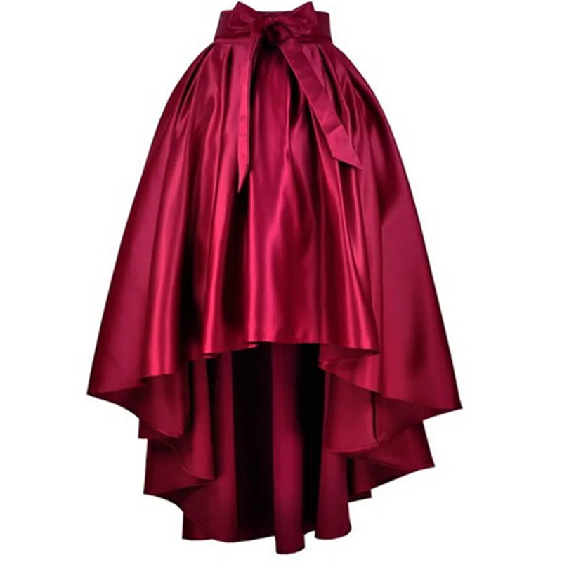 2016 Autumn Stain Pleated Skirts Womens 2016 Long Vintage Elegant ...
