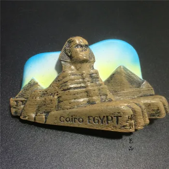 

Egypt Fridge Magnets Tourist Souvenirs 3D Handmade Refrigerator Magnetic Sticker Home Decor Gift Crafts
