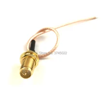1 шт. титановый Электролитный электрод со случайно выбранным SMA типа «мама» Коническое расширение Coaixal кабель RG178 шнур для антенна Wi-Fi