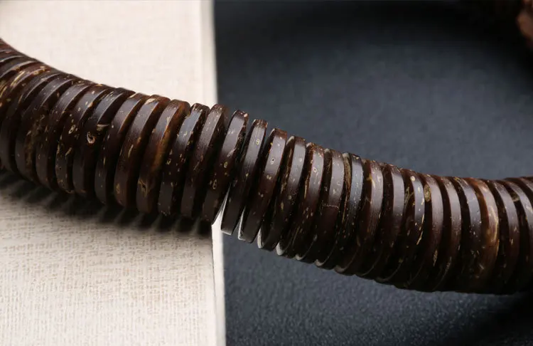 Натуральная рудракша бусины мала браслеты молитвенные мужские ювелирные изделия 12 мм Дерево браслет для женщин деревенский Yogis ювелирные изделия
