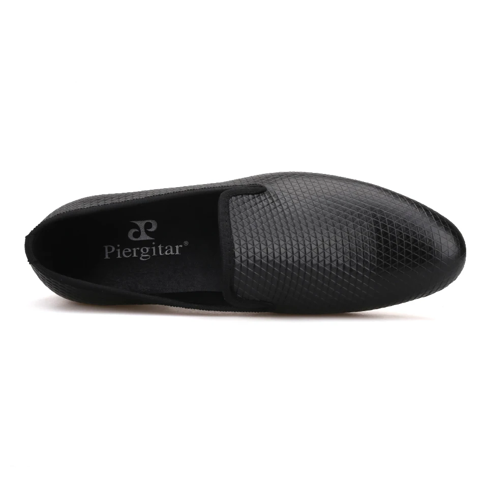 oro Hombres Genuino Tres Zapatos A 2019 Negro De Piergitar plata Fumar Mano En Hechos Cuero Relieve Pirámide Ocasionales Los 3d Efecto Colores Holgazán Zapatillas 7B8p4qwf