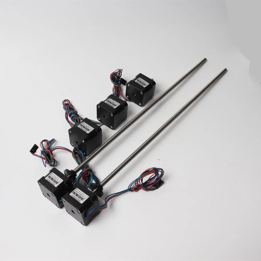 42-Stepper-Motor-Kit-For-Haribo-Zaribo-320-motor-with-integrated-lead-screw-420mm-400mm-cable