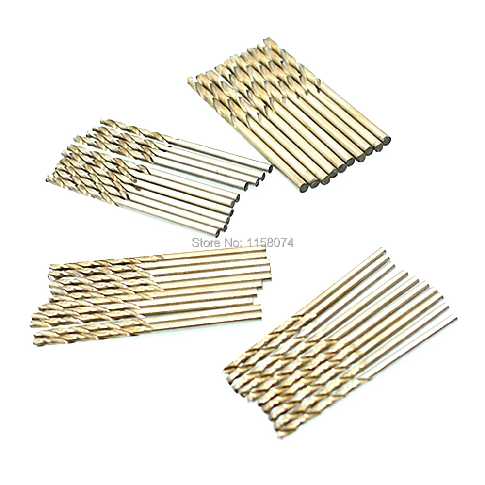 10pcs Mini Drill Bit Set 2.3mm 2.4mm 2.5mm 3mm Hss Straight Shank Twist Drill Bits Plastic Metal Wood Plastic Twist Drills Bit