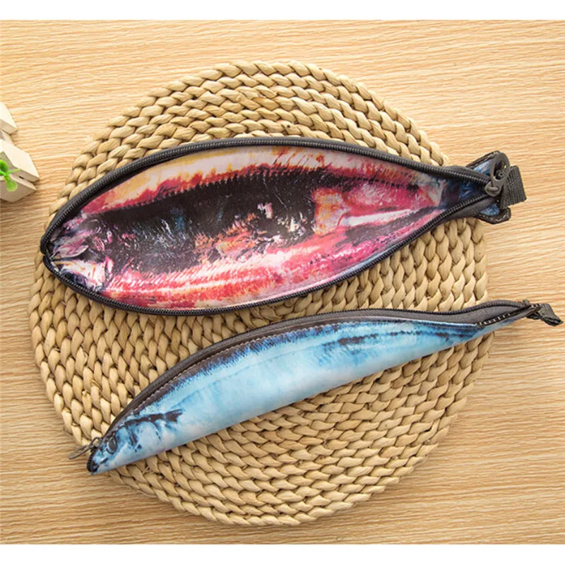 Creative simulation Swordfish shape change bag Korean pencil case