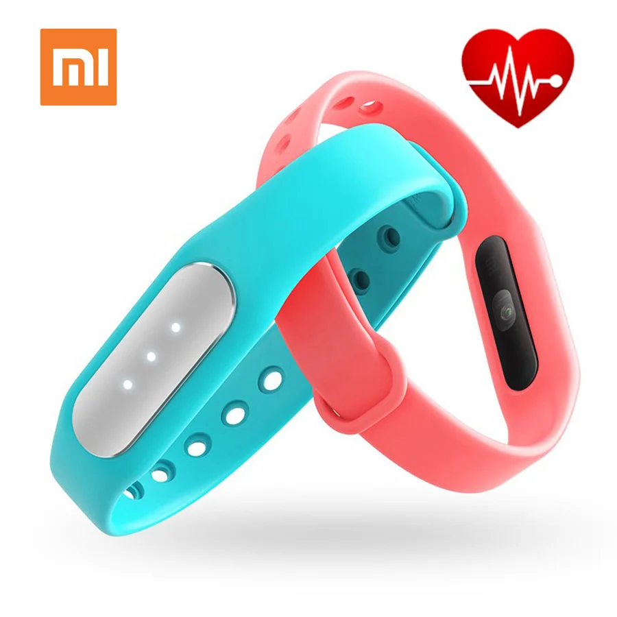 Original Xiaomi MiBand 1S Pulse 100% Original Heart Rate Smart Bracelet For Android IOS 1 S Fitness Xiaomi Mi Band 1S Pulse
