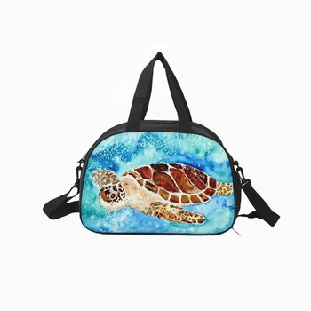 

Canvas Sport Bag Training Gym Bag Woman Fitness Bags Large Capacity 3D Hamster Printing Atheletic Bag Outdoor
