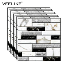 ПВХ 3D Кирпич самоклеющиеся обои для кухни щитка плитки Настенный декор ванной комнаты спальни гостиной обои домашний декор