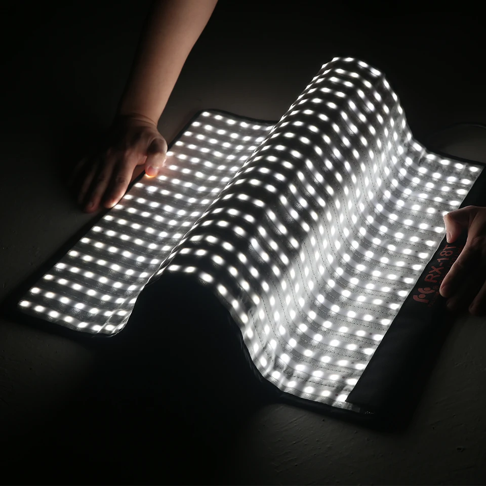 Ledビデオおよび写真ライト,100w,フレキシブル,504個,ディフューザー