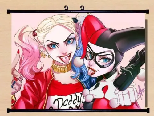 

Harley Quinn Suicide Squad Batman Home Decor Anime Japan Poster Wall Scroll W04