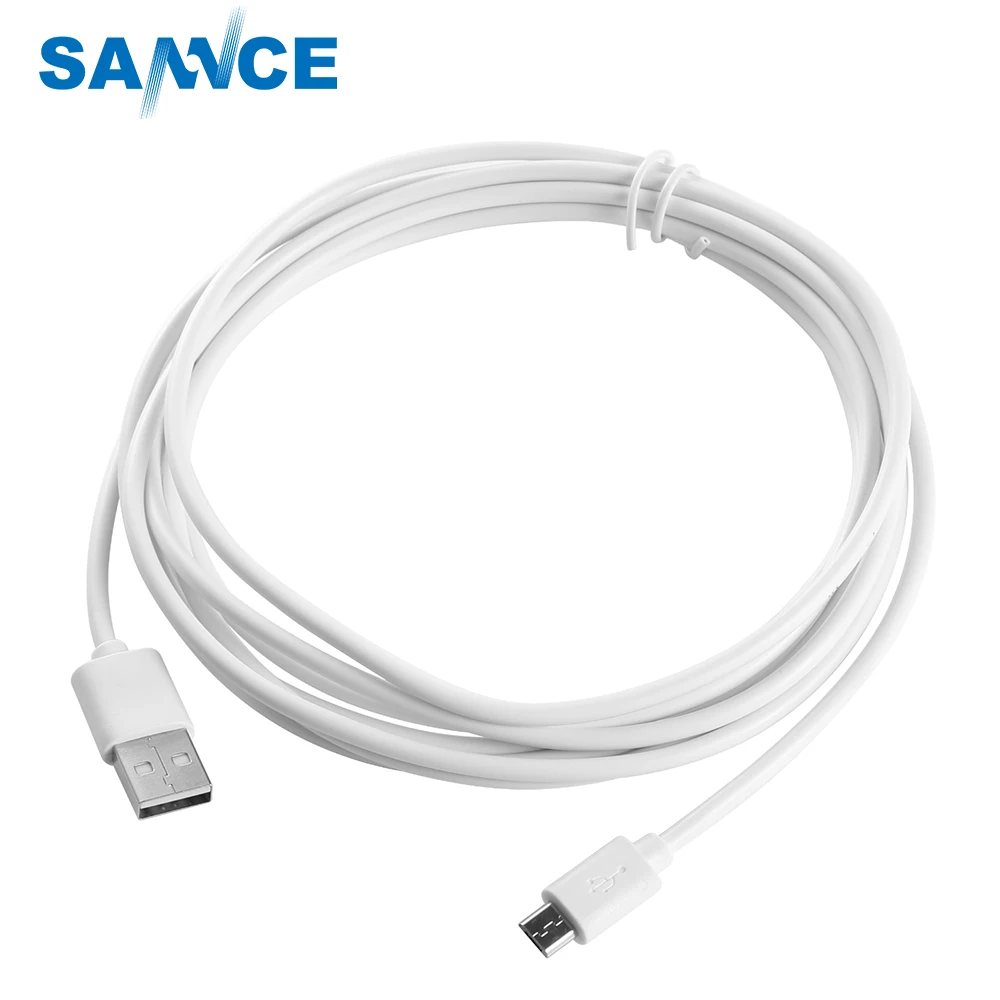 SANNCE 3 метра 10ft USB кабель питания для DC 5V для смарт IP Wi-Fi камеры для Android