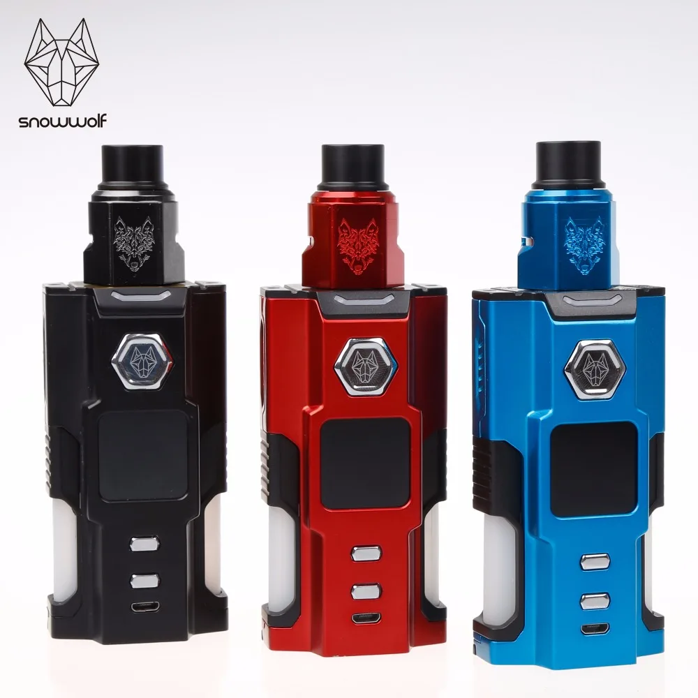 

Elektronik Sigara Original Snowwolf squonk Vfeng Kit Squonk Vfeng Box Mod RDA Vape Vaporizer Power by 21700/20700/18650 Battery