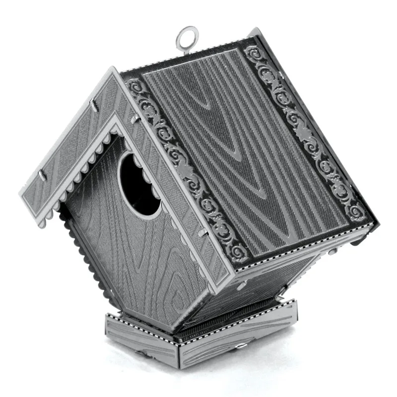 

2017 3D Metal Puzzle Model Diy Bird House Scale Buliding Model For Adult Jigsaw Puzzle For Children Toys