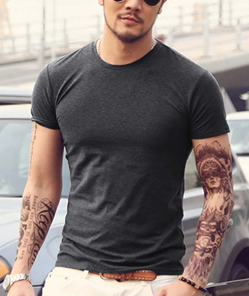 men fitness t shirt lycra cotton regular short sleeve t-shirt basic o-nect brand design men clothing summer comfortable T567 men fitness t shirt lycra cotton regular short sleeve t-shirt basic o-nect brand design men clothing summer comfortable T567