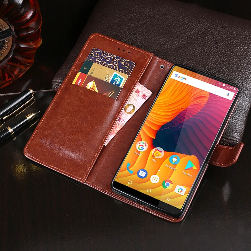 

IDEWEI for Vernee Mix2 Case Business Style Stand Flip Wallet Leather Phone Capa Cover for Vernee Mix 2 Case Fundas Accessories