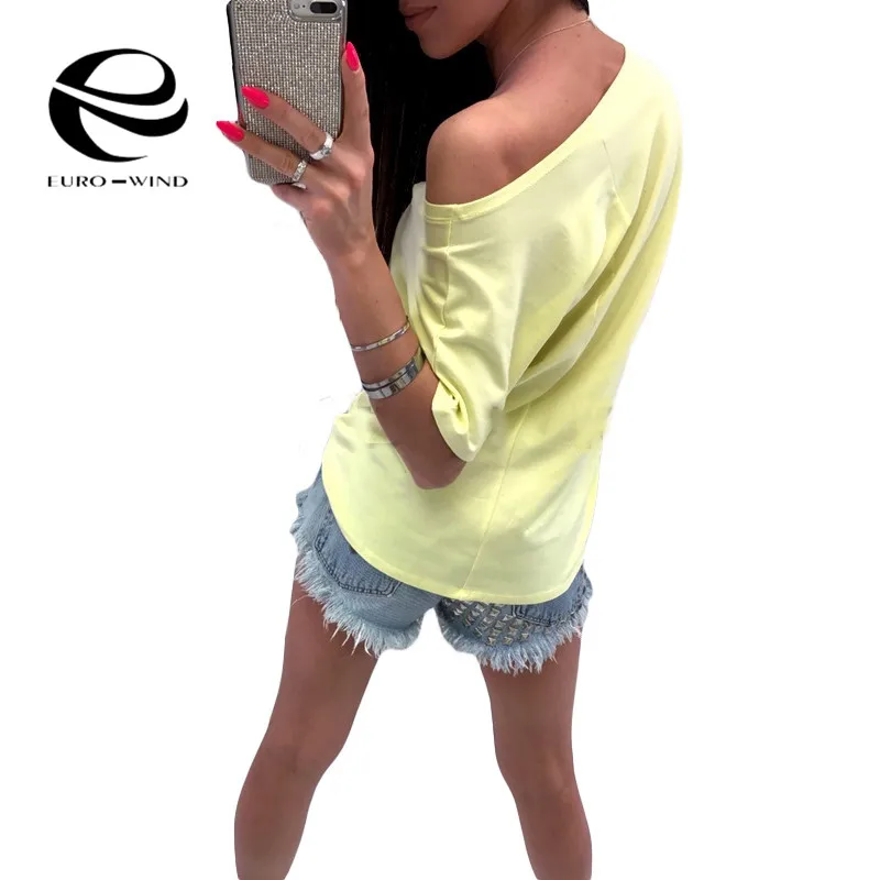 زائد حجم 5XL 2019 الصيف قمم النساء تي شيرت عارضة تي شيرت نسائي بأكمام قصيرة مطرزة الكرز طباعة قبالة الكتف تي شيرت الإناث قميص