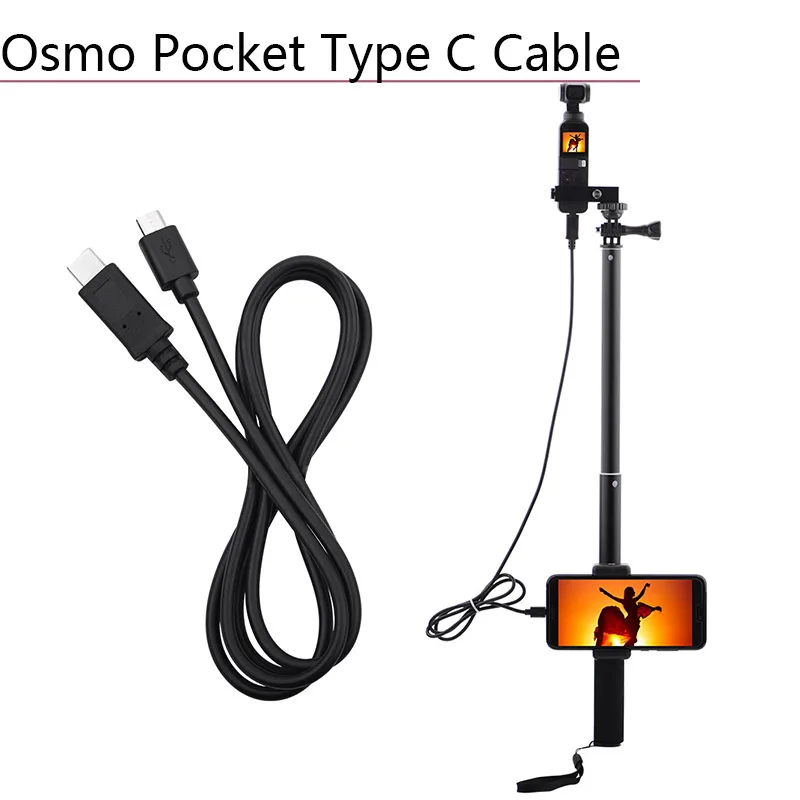 

1 M Type C Adapter Cable Connection Data Line Wire for Osmo Pocket Handheld Gimbal Stabilizer Accessories for DJI OSMO POCKET