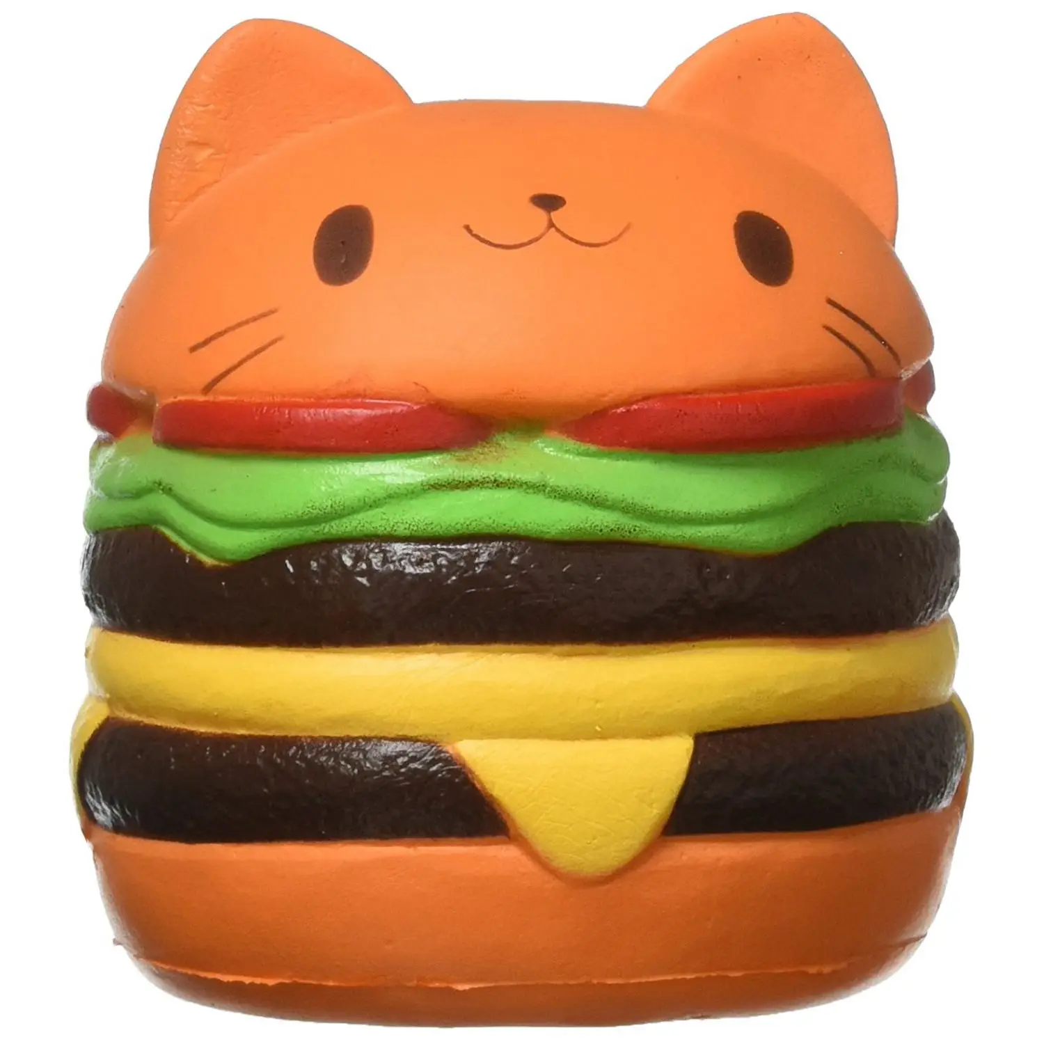 Squishy Cat еда, гамбургер Squishys торт снятие стресса игрушки ароматические для сжимания медленно распрямляющаяся забавная игрушка снять снятие