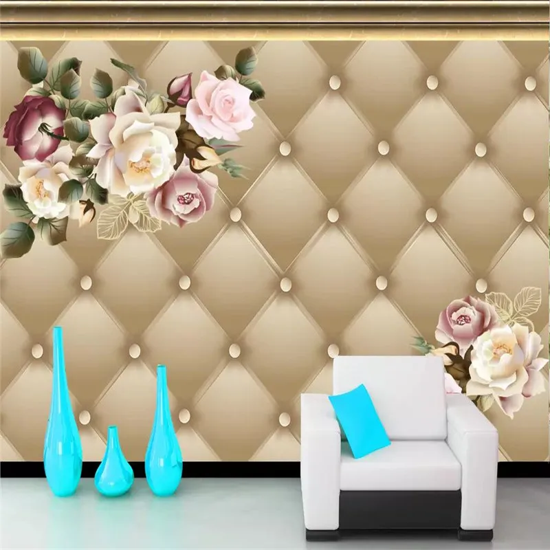 Rose TV background wall decoration painting professional production mural wallpaper wholesale custom poster photo wall Rose TV background wall decoration painting professional production mural wallpaper wholesale custom poster photo wall