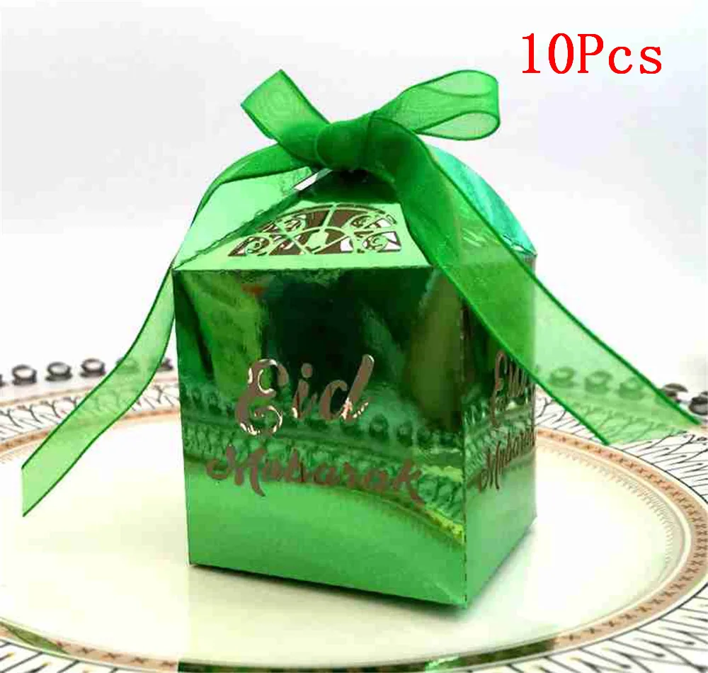 OurWarm EID Mubarak Ramadan Kareem украшения фетровый календарь Висячие Подвески баннер конфетная коробка мусульманский ислам Eid вечерние поставки - Цвет: EMD Candy Box