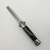 Pro Automatic Foldable Knife Comb Hair Trimmer butterfly Mens Pocket Comb stainless steel spring jump Brush Salon Beauty Tool 5