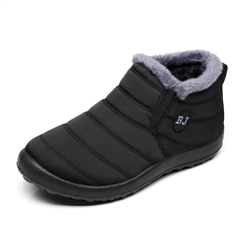 

Plus Size 35-46 Women Boots Women Winter Shoes Keep Warm Snow Boots Plush Inside Antiskid Bottom Waterproof Ski Ankle Boots