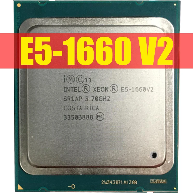 Процессор Intel Xeon E5 1660 V2 E5-1660 V2 Процессор LGA2011 серверный процессор работает должным образом настольный процессор E5-1660V2 E5 Процессор