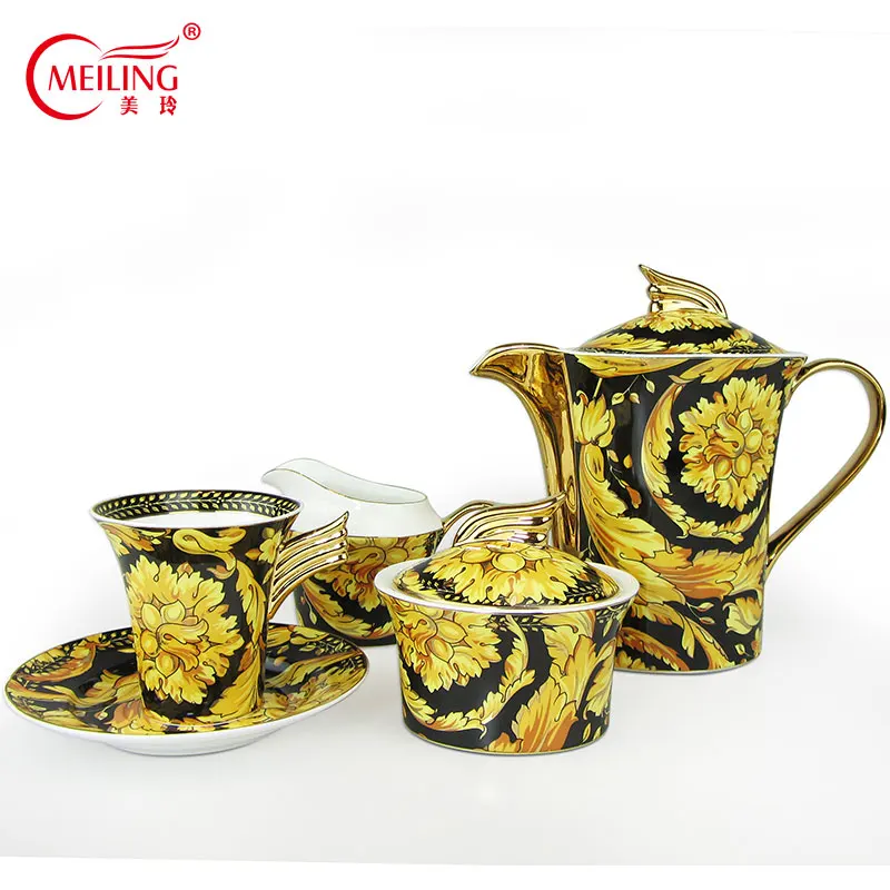Европейская желтая кофейная чашка с блюдцем из костяного фарфора, керамическая чайная чашка, набор для кофейника, роскошный подарок, идеи, фарфоровая чашка ручной работы
