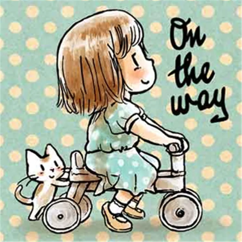 

DLKSDI Cartoon Lovely Beautiful Transparent Clear Stamp DIY Silicone Seals Scrapbooking / Card Making/Photo Album Decoration