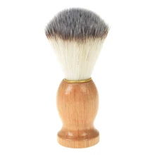 Волос Для мужчин; помазок Парикмахерская Салон Для мужчин лица Борода чистящие бритья инструмент бритвы щетки с деревянной ручкой для для мужчин