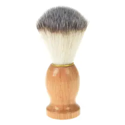 Волос Для мужчин; помазок Парикмахерская Салон Для мужчин лица Борода чистящие бритья инструмент бритвы щетки с деревянной ручкой для для