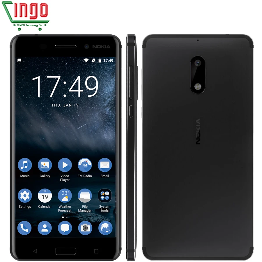 2017 New Original Nokia 6 Android 7 LTE Smart Phone 4G RAM 64G ROM Octa