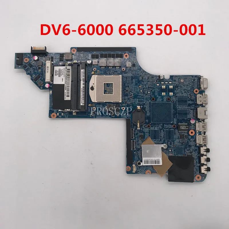 Бесплатная доставка Для Pavilion DV6-6000 DV6T материнская плата для ноутбука 665350-001 665350-501