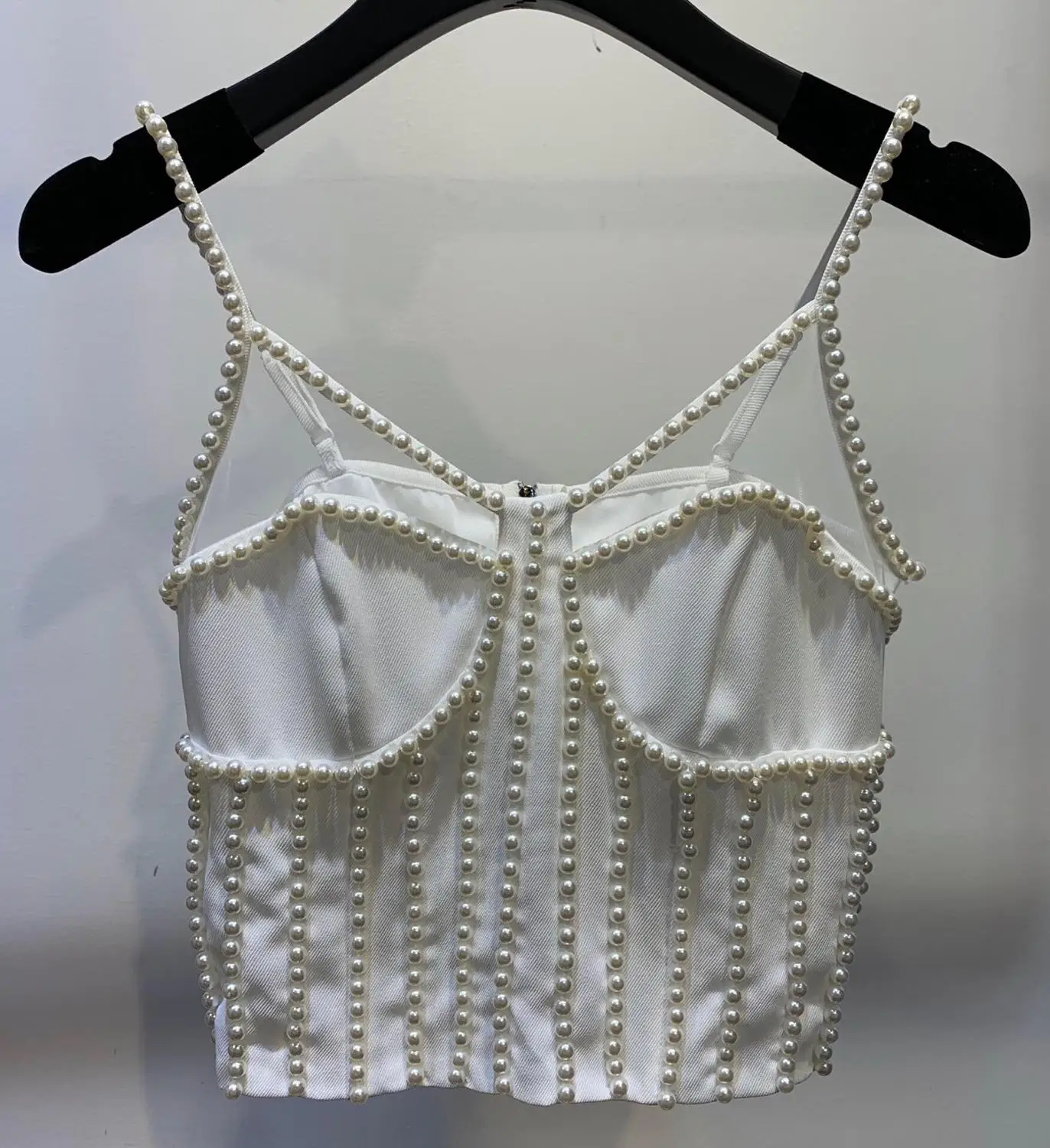 

luxury new women pearl fashion vest camis tops ddxgz2
